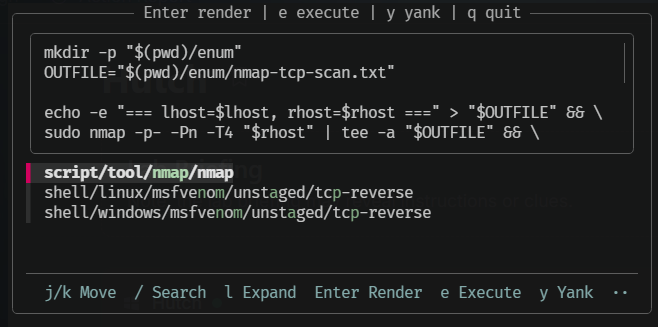 ii p 搜尋 nmap 模板